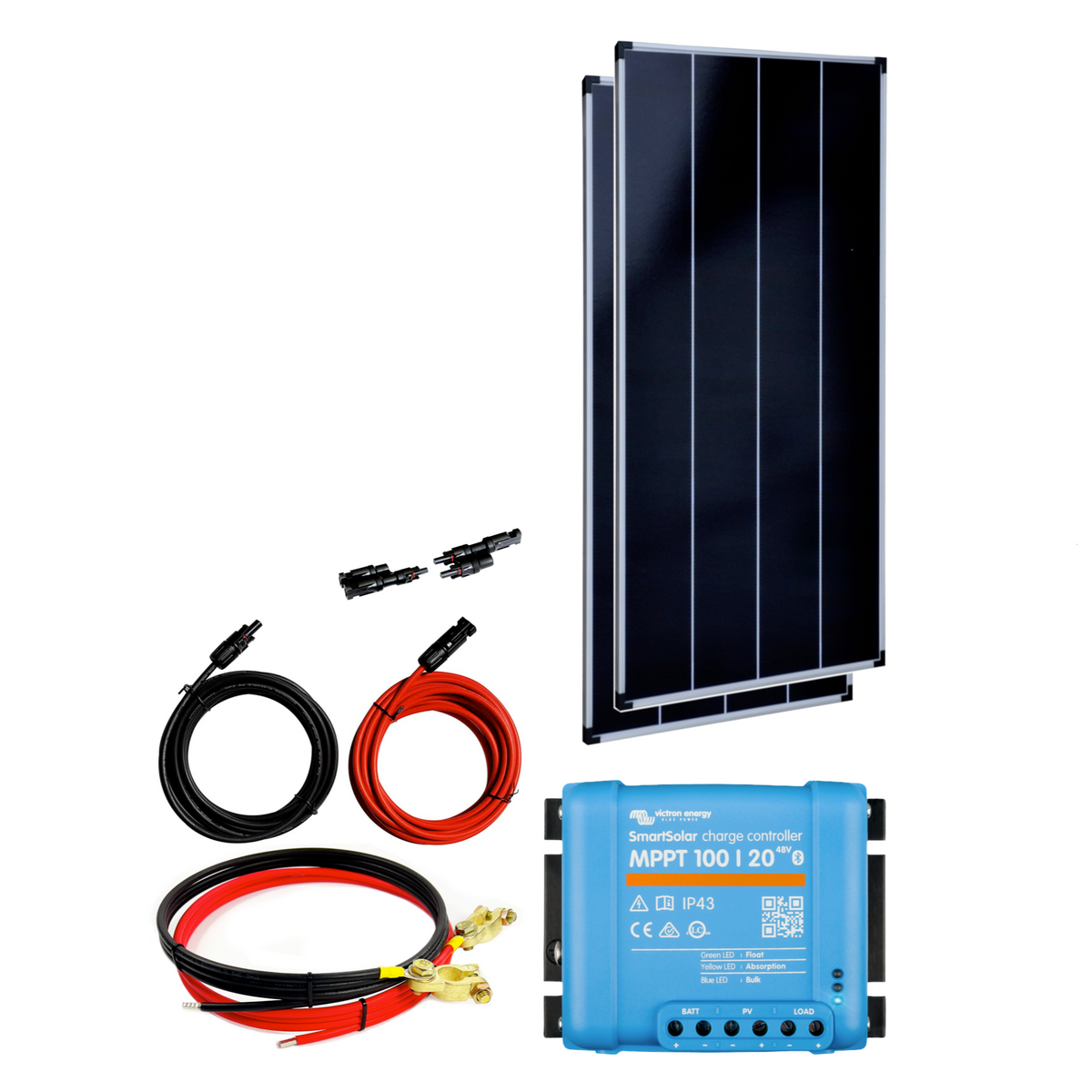 340 Watt Insel - Solaranlage, 12 Volt SET