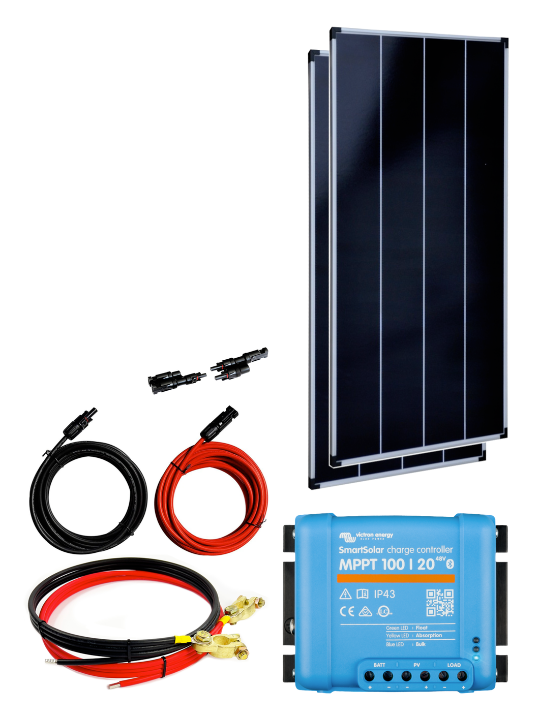 340 Watt Insel - Solaranlage, 12 Volt SET