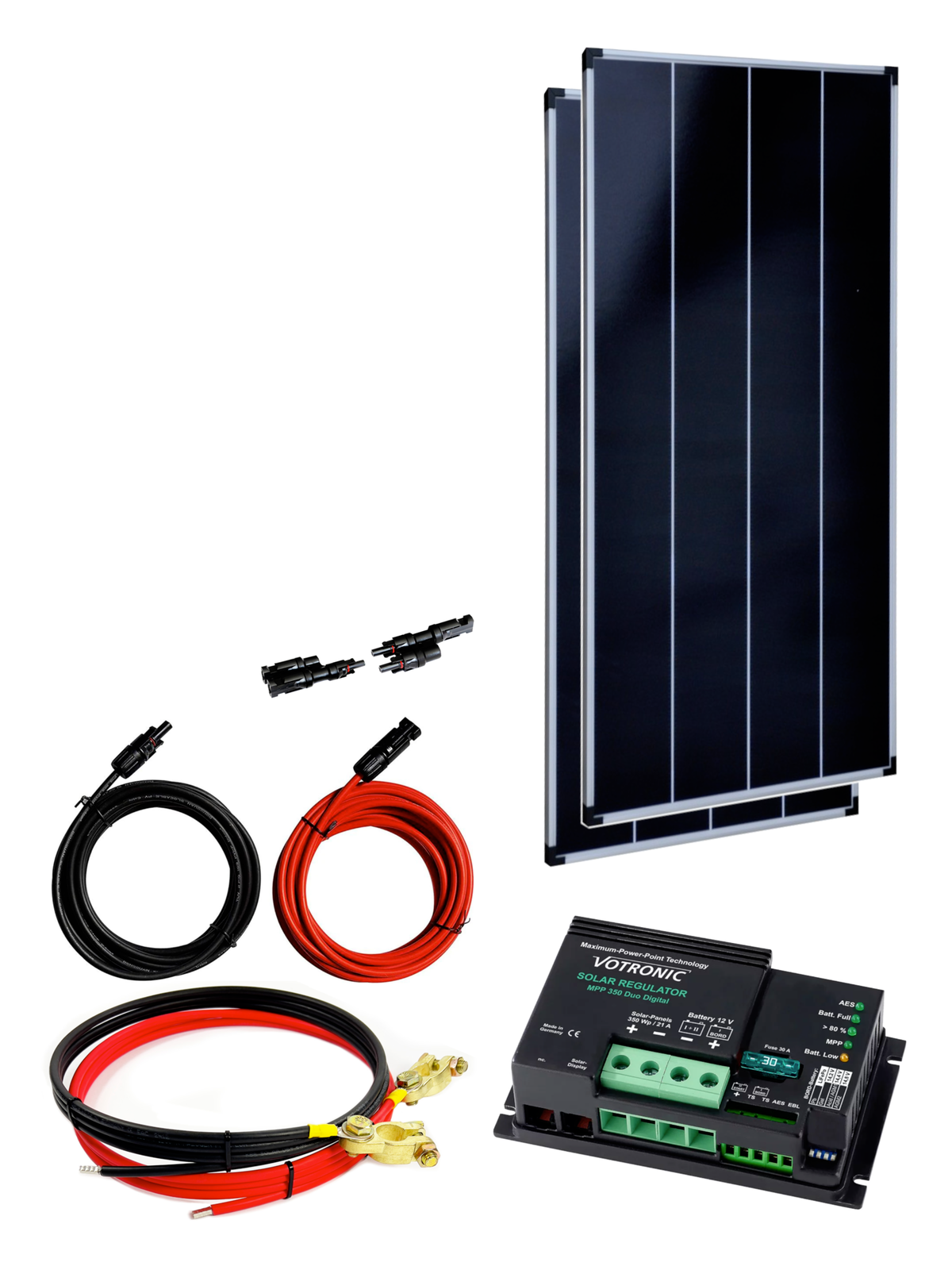 340 Watt Insel - Solaranlage, 12 Volt SET