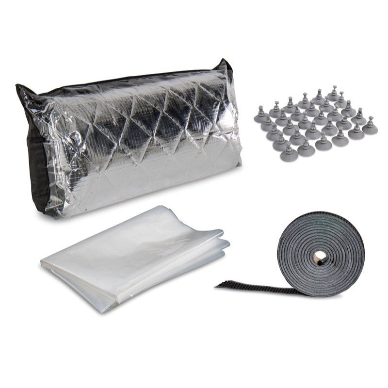 Thermomatte Do It Yourself Kit - Schwarz / Silber 7-lagig, 3.5m x 1.55m