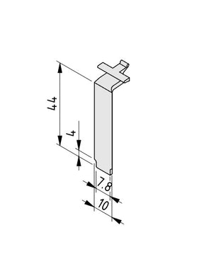 Automatik-Verbindungssatz 8 Abdeckblende, schwarz ähnlich RAL 9005