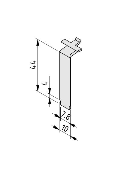 Automatik-Verbindungssatz 8 Abdeckblende, schwarz ähnlich RAL 9005
