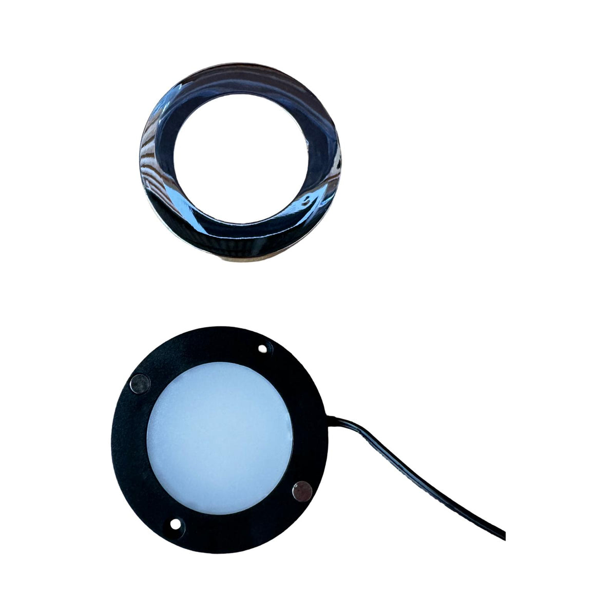 12V LED lamps 2.5W, for surface mounting, in various colors, very bright, warm white