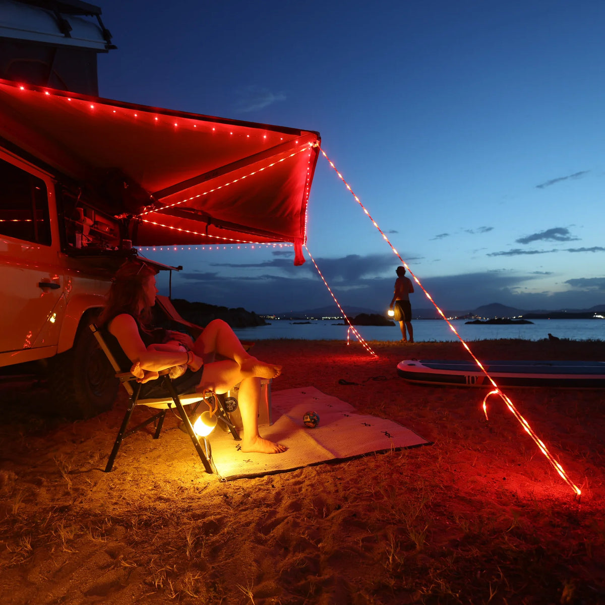 KIT DE HAUBANAGE EN CORDE LUMINEUSE