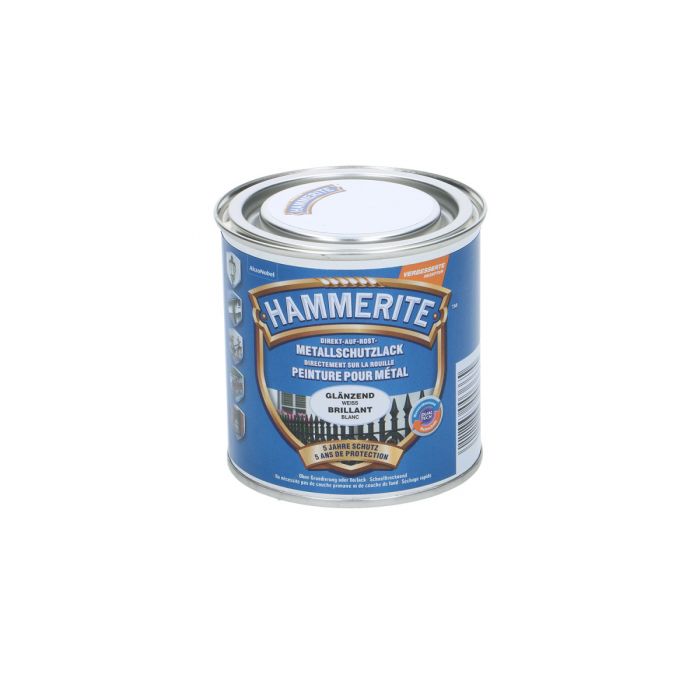 Hammerite peinture de protection pour métal blanc 250 ml