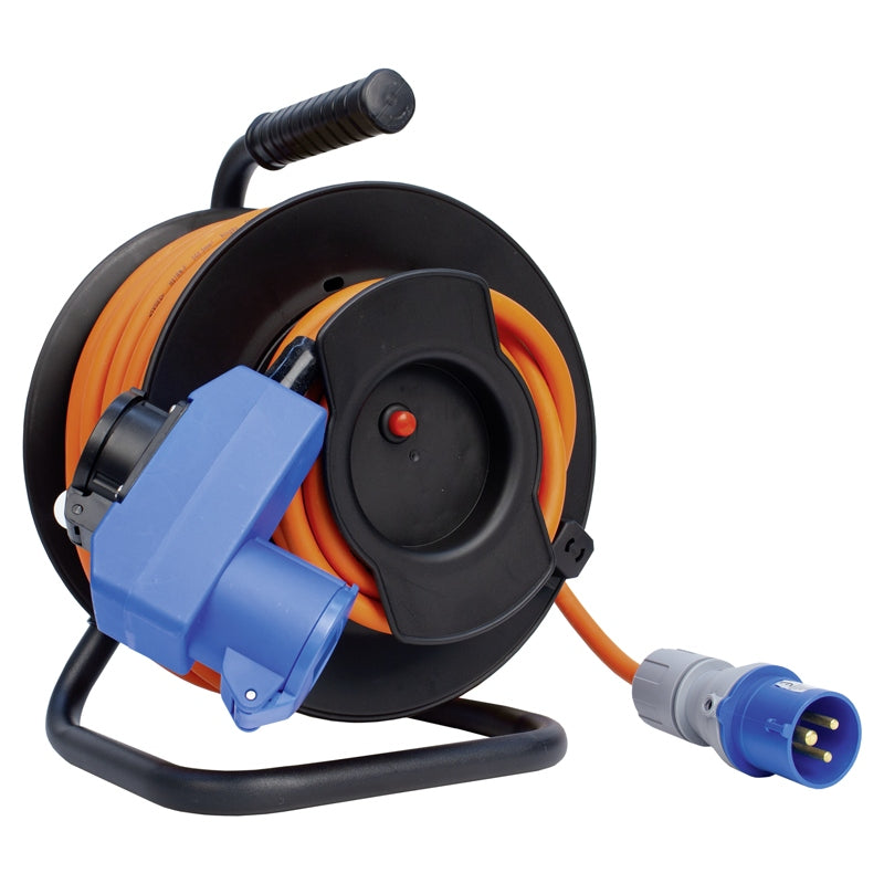 Steffen Kabelrolle 3G2.5mm² 15m sw, GdV