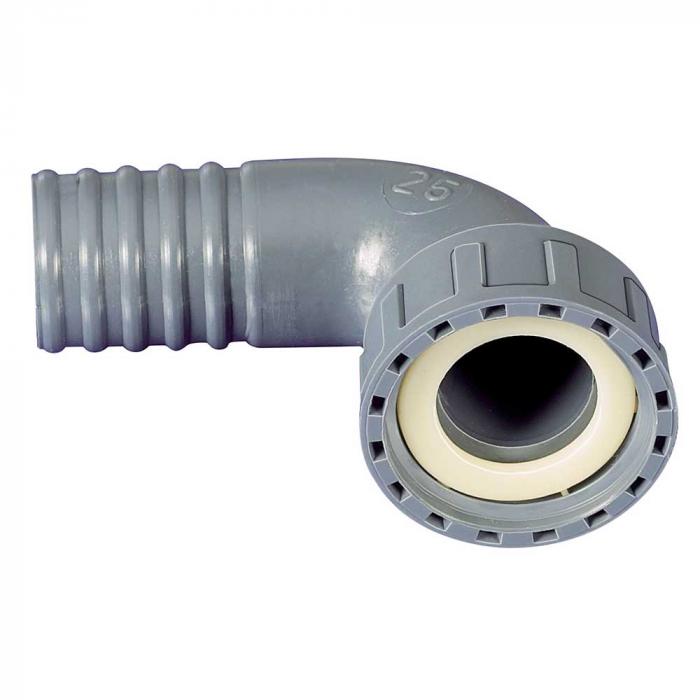 Adaptateur de tuyau CAN 1-1/4" à 25mm avec raccord coudé