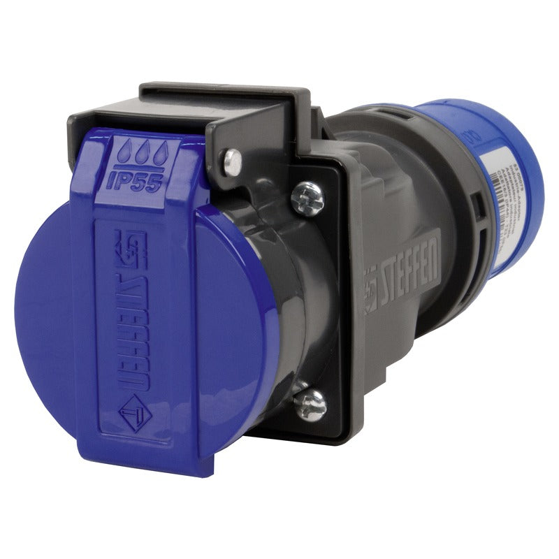Adapter CEE 16/3 (IP44) - T23 (IP55) (Schweizer Steckdose)