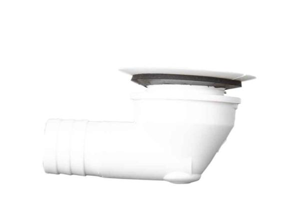 Wasserablauf 3/4" gewinkelt, 20mm Schlauch