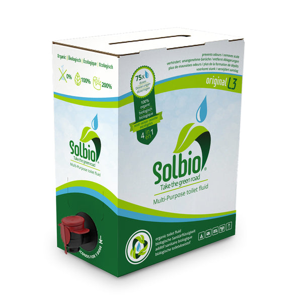Solbio Original 4-in-1 Sanitärflüssigkeit 3 Liter Kanister