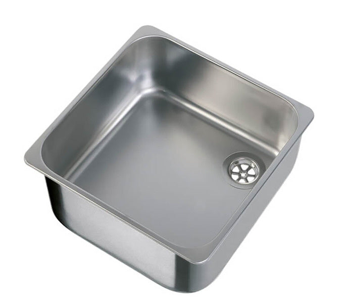 Carbest évier carré 360mm x 360mm, acier inoxydable