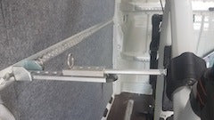 Rahmenhalter einstellbar mit Zurrschienenadapter, Airlineschiene