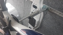 Rahmenhalter einstellbar mit Zurrschienenadapter, Airlineschiene