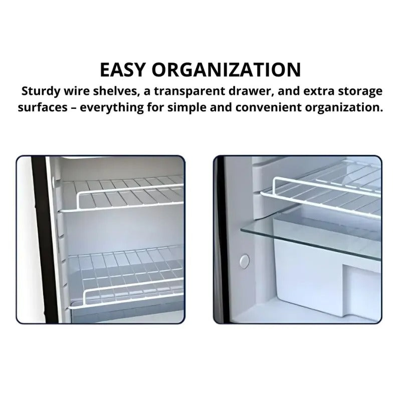 Kompressor-Einbaukühlschrank PUNDMANN 85 l, Türe von beiden Seiten öffenbar