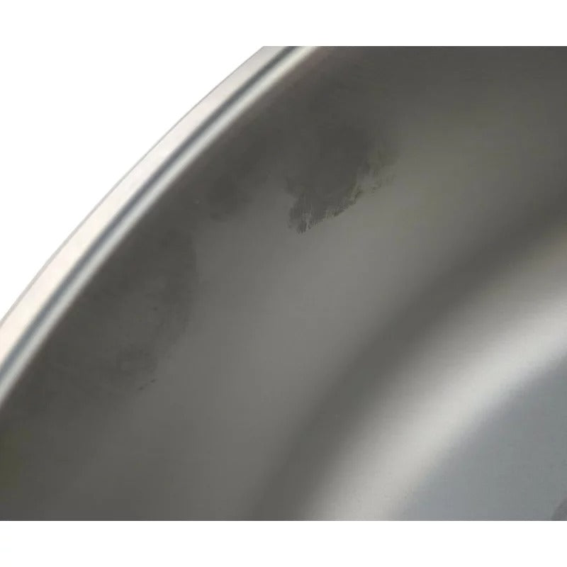 Edelstahl Spüle Küchenspüle Waschbecken FI 39 cm rund für Wohnmobil