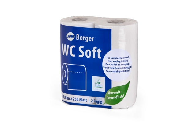 Berger WC Soft Toilettenpapier (4 Rollen)