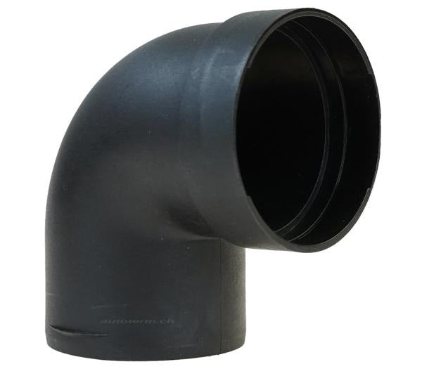 90° Adapter für Warmluftrohr, Ø 60 mm