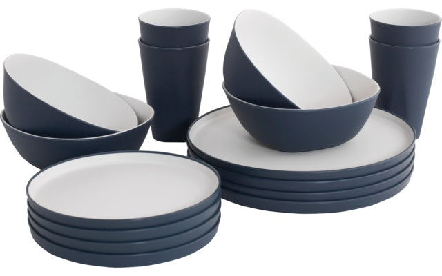 Outwell Gala Dinner Geschirr-Set 16-tlg. navy night für 4 Personen