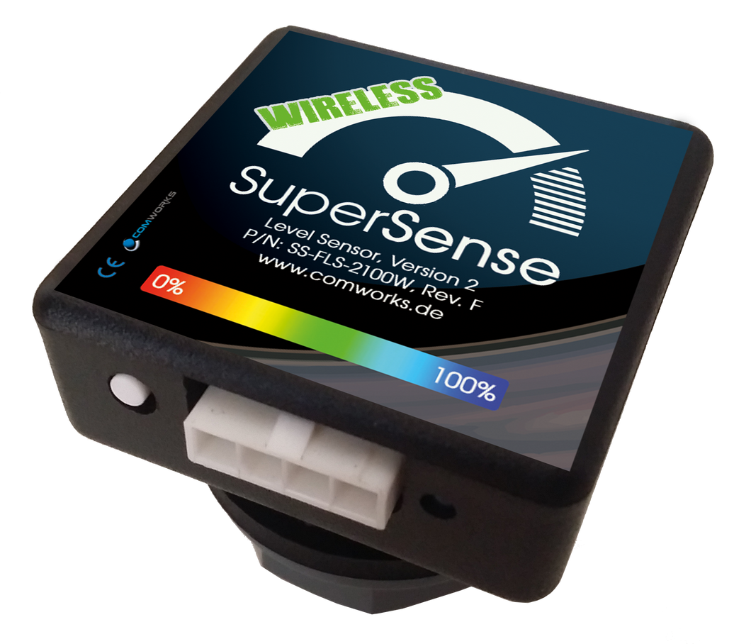 SuperSense Füllstandsanzeigen mit Bluetooth, verschiedene Ausführungen, programmierbar