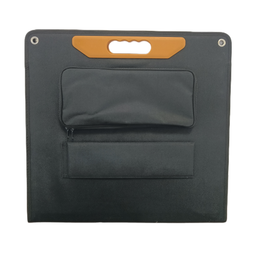 Valise solaire pliante 200W avec possibilité de connexion USB et régulateur de charge