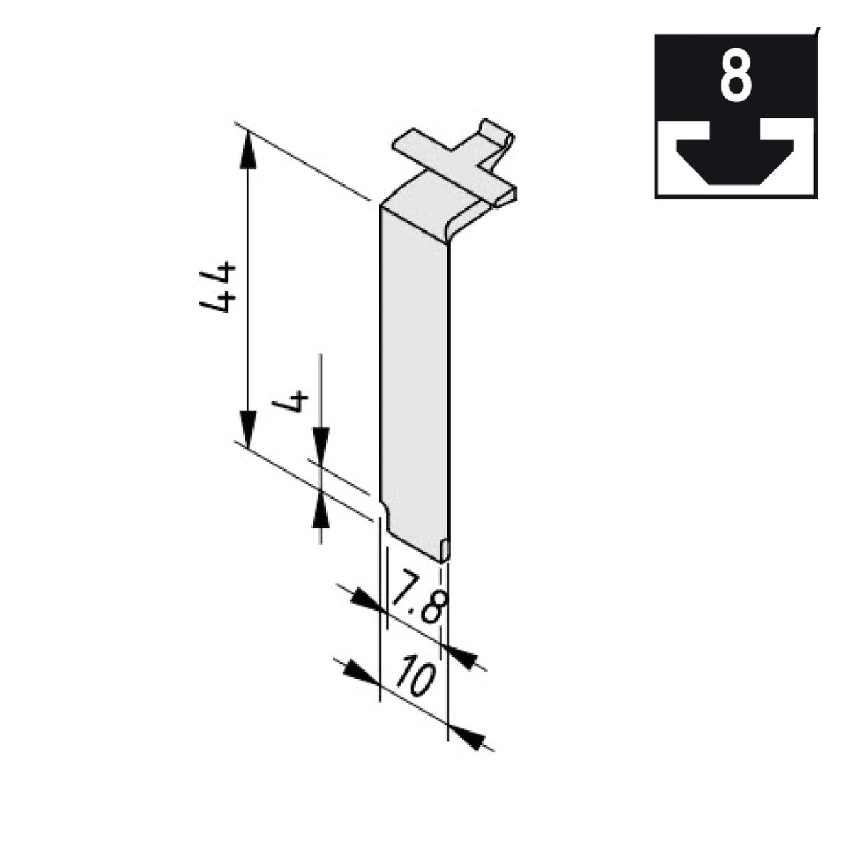 Kit de connexion automatique 8 Cache, noir similaire à RAL 9005