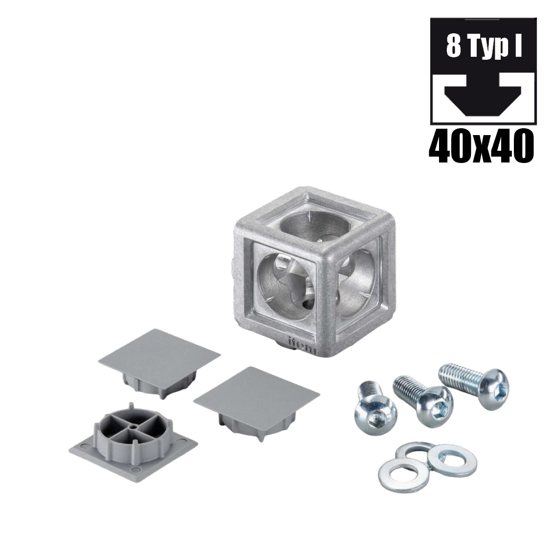 Item Kit de connexion de cubes 8, 3D avec caches et vis