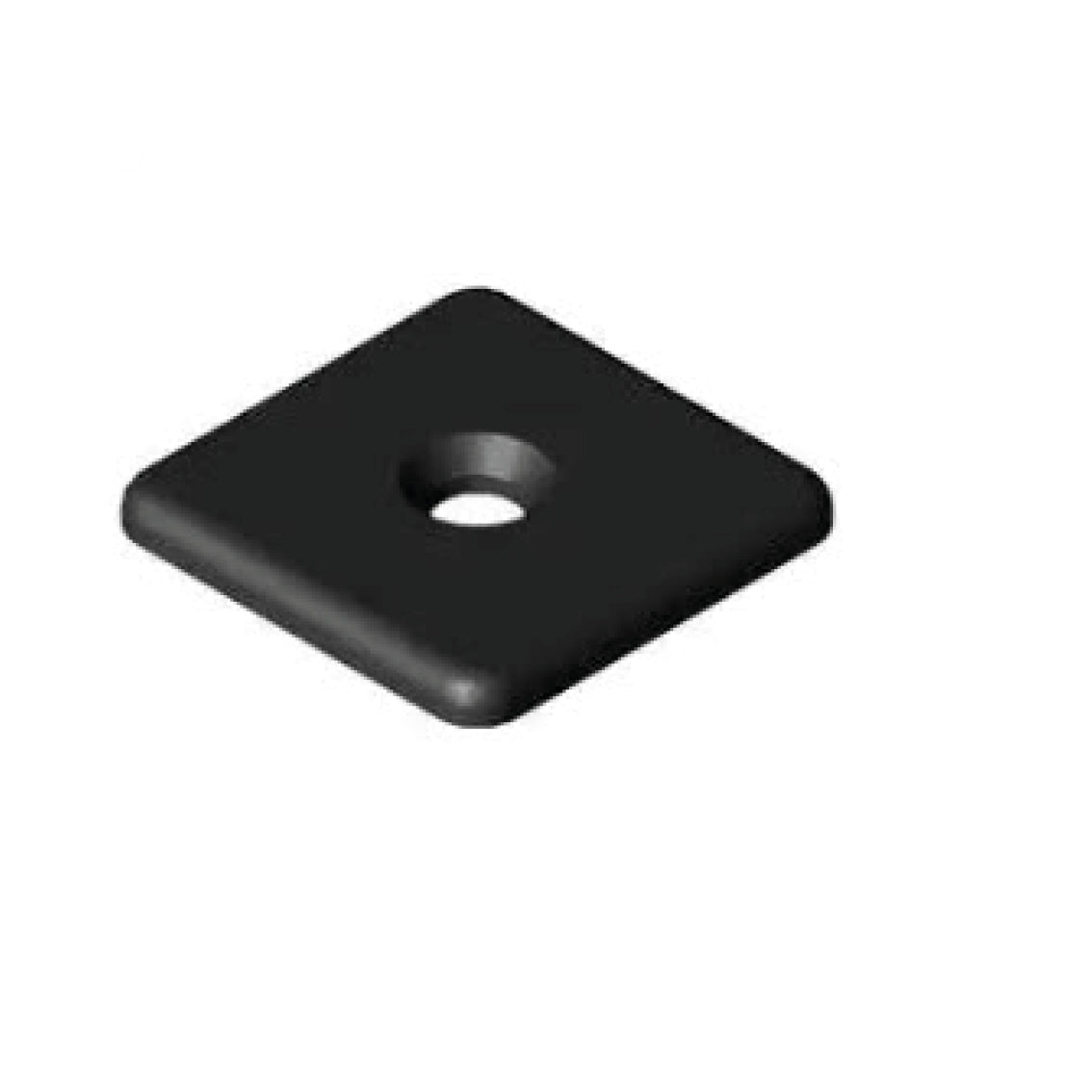 Cache 8, 40 x 40 noir, alu
