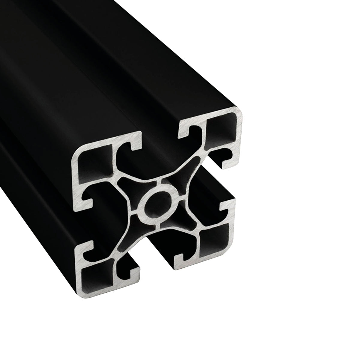Profilé en aluminium, 30mm x 30mm, 1850mm de long, avec type I, noir