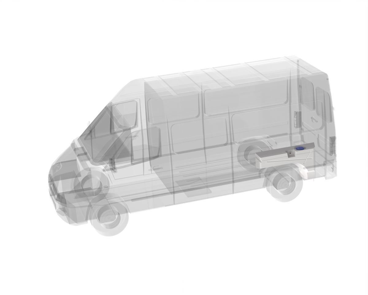 112 Liter Radkastentank Montage LINKS für Ducato / Sprinter / Transit / Master