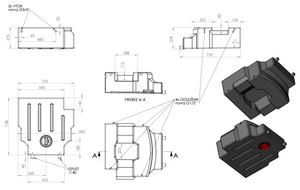 90 Liter Abwassertank Ford Transit