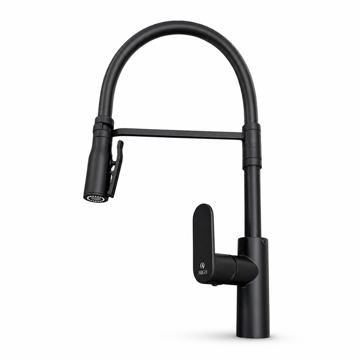 Edelstahl Wasserhahn mit Pull-Down-Brause und Luftsprudler, "Reggio"