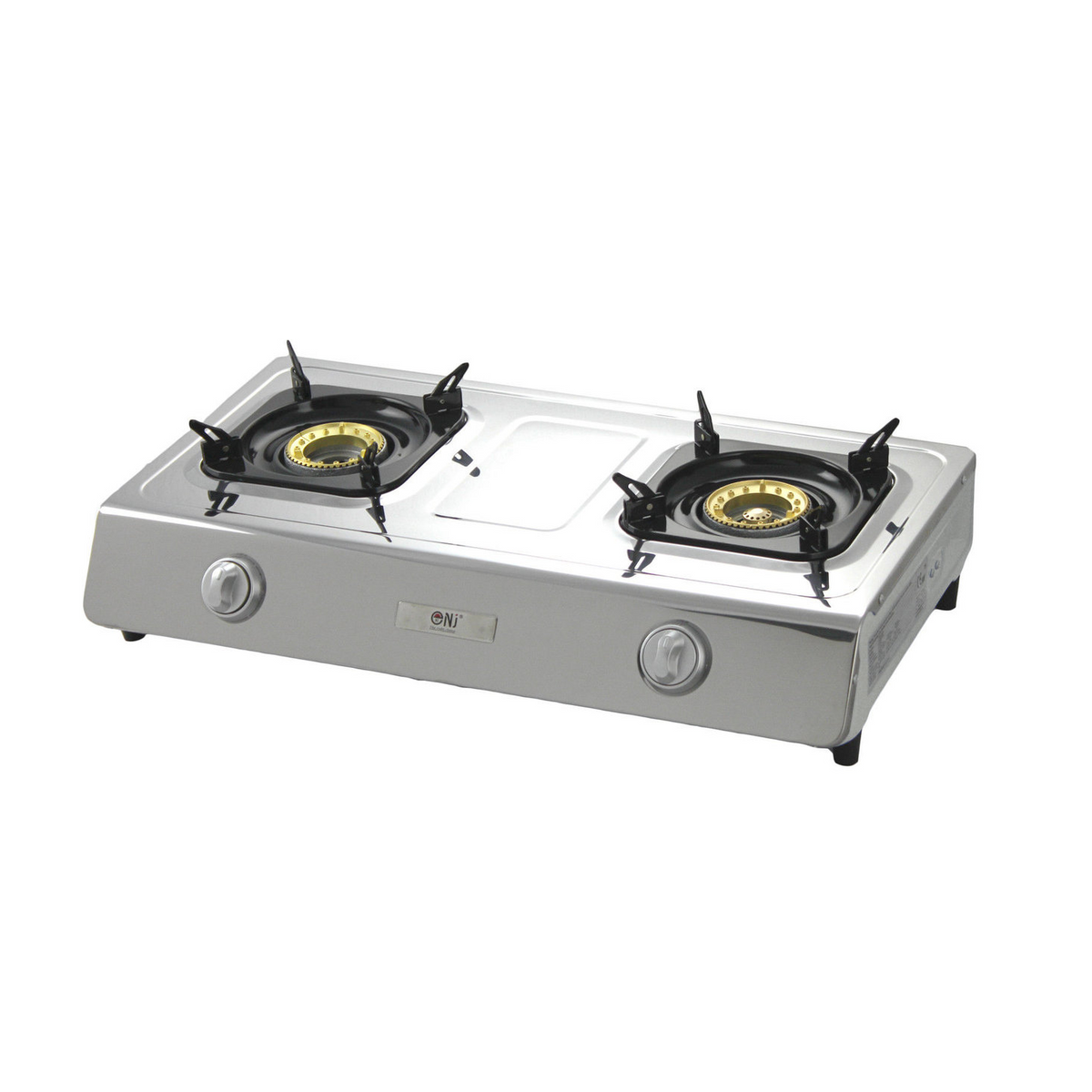 Cucina a gas in acciaio inox 2 fuochi GPL Cucina a gas 9,0KW (NGB-200)