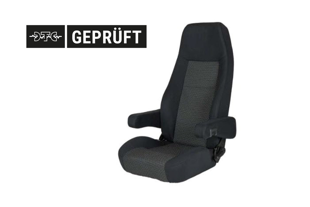 Pilotensitz S 9.1 - Ara Schwarz/Grau