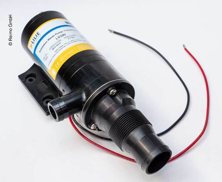 LILIE Fäkalienpumpe mit Doppelklingen-Zerhacker 12V