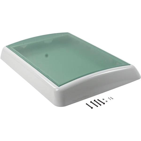 DOMETIC Midi-Heki Style Haube Ersatzglas, 700x500 Rahmen weiss RAL 9016