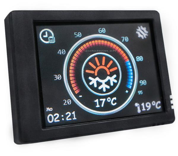 Comfort Touch –digitales Steuerpanel für 12V/24V Standheizungen Autoterm | PU-28
