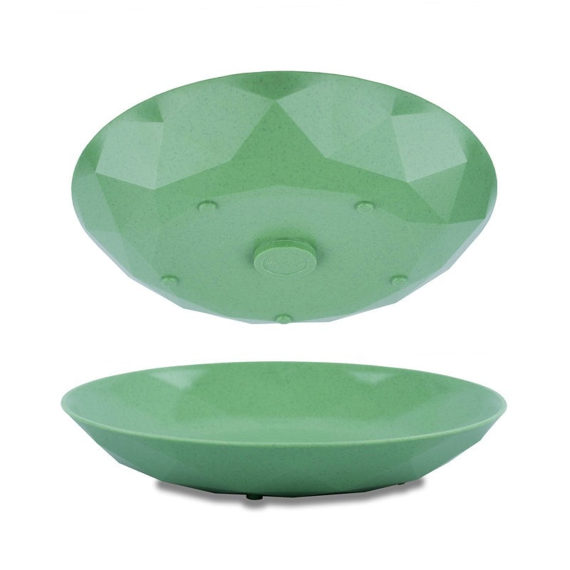 Silwy Magnet-Kunststoffteller GREY ⌀ 24 cm, 2Stk., Grau oder Grün