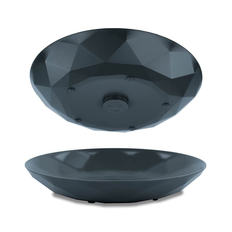 Silwy Magnet-Kunststoffteller GREY ⌀ 24 cm, 2Stk., Grau oder Grün