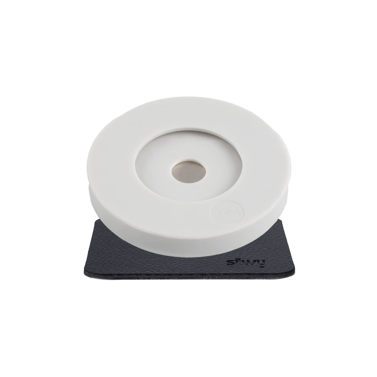 Profilattico magnetico Silwy per calici ANTHRAZIT incl. cuscinetto, grigio chiaro e antracite