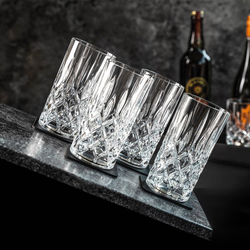Silwy Verres en cristal magnétiques LONGDRINK DIAMOND