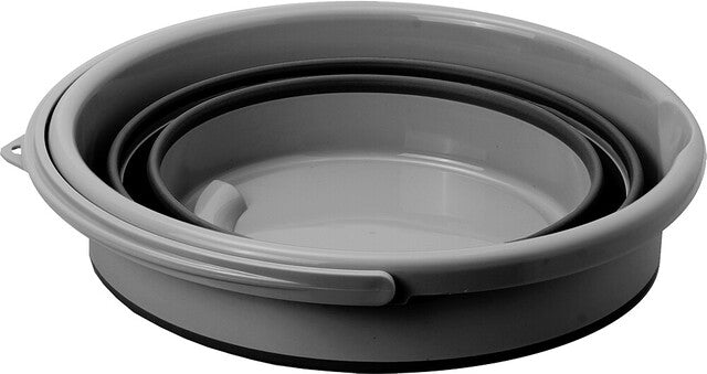 Seau pliable BRUNNER Drum Fold-Away 10L couleur noir / gris