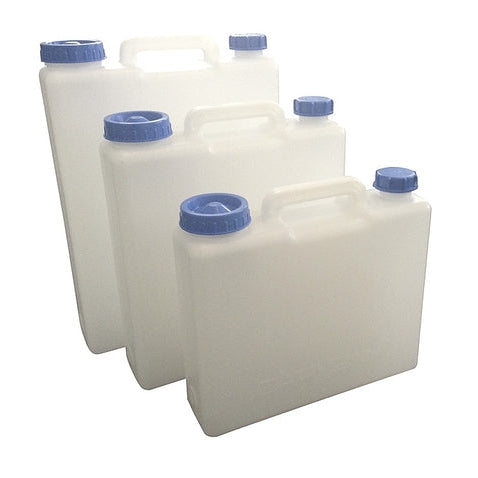 Flachkanister Carysan 15 l / 20 l / 25 l inkl. Verschluss, Farbe natur