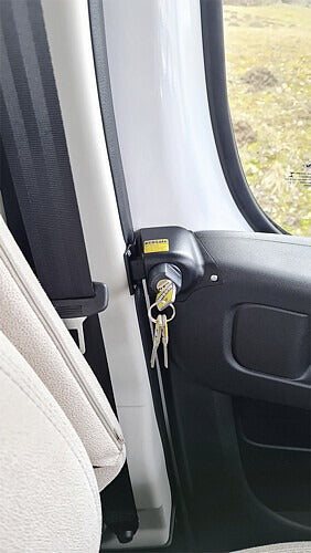 Serrature antifurto HEOSafe adatte a Fiat X250/290, Peugeot, Citroen dal 2021, con serratura, 1 coppia