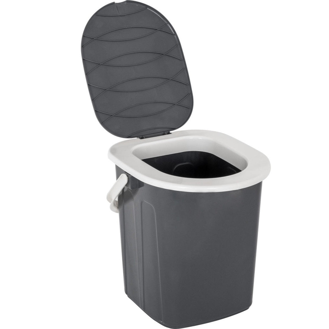 Eimertoilette BRUNNER Optipot inkl. Sitz Farbe schwarz / grau