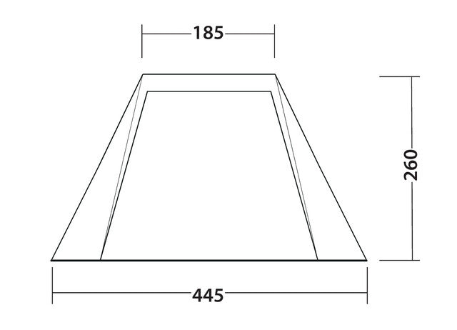 Toit solaire Outwell Forecast Canopy couleur verte