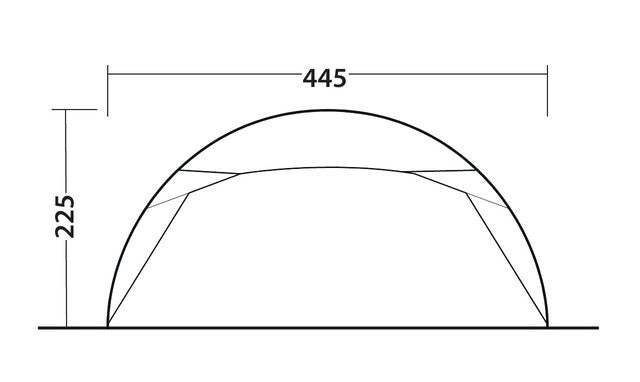 Toit solaire Outwell Forecast Canopy couleur verte