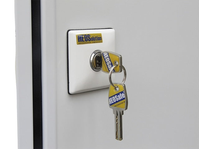 Zusatzschloss Universal HEOSafe Farbe weiss