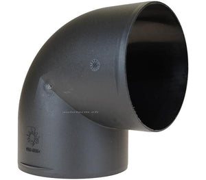 90° Adapter für Warmluftrohr, Ø 90 mm