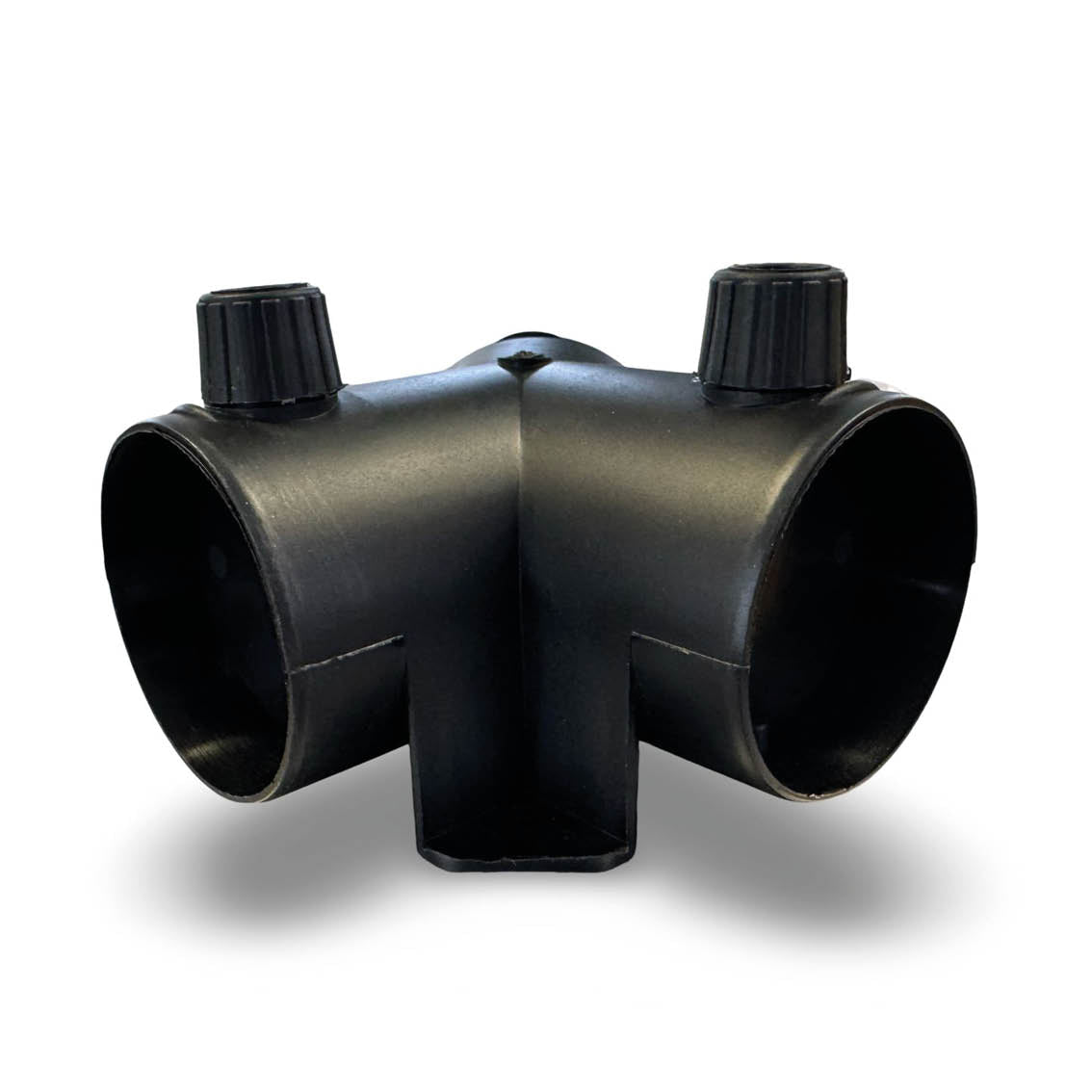 Y-Stück mit 2x Regelklappe Ø 60mm, manuelle Version