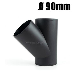Y-Stück für Warmluftrohr Ø90mm, 45°